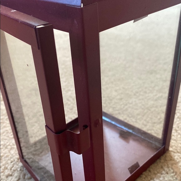 Red Metal Lantern - Picture 5 of 9